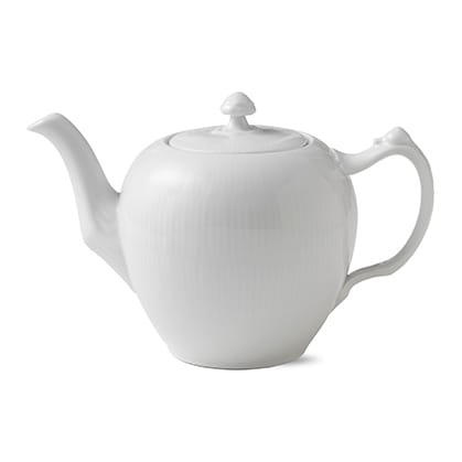 White Fluted theepot - 100 cl. - Royal Copenhagen