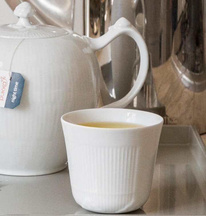 White Fluted theepot, 100 cl. Royal Copenhagen