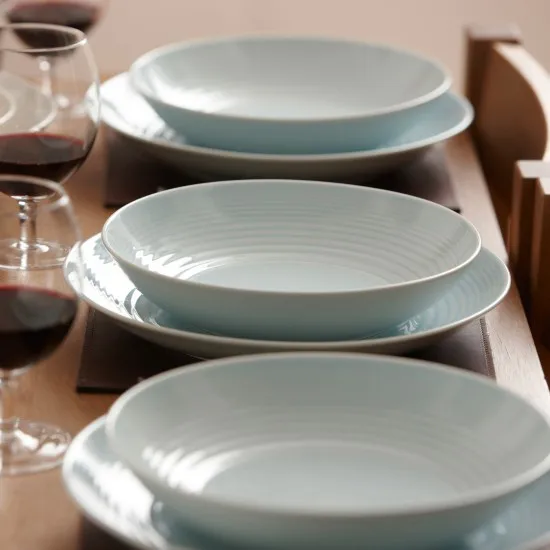 Maze diep bord 24 cm, blauw Royal Doulton