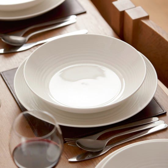 Maze diep bord 24 cm, wit Royal Doulton