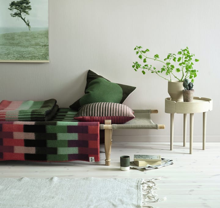 Åsmund bold deken 135x200 cm, Pink-green Røros Tweed