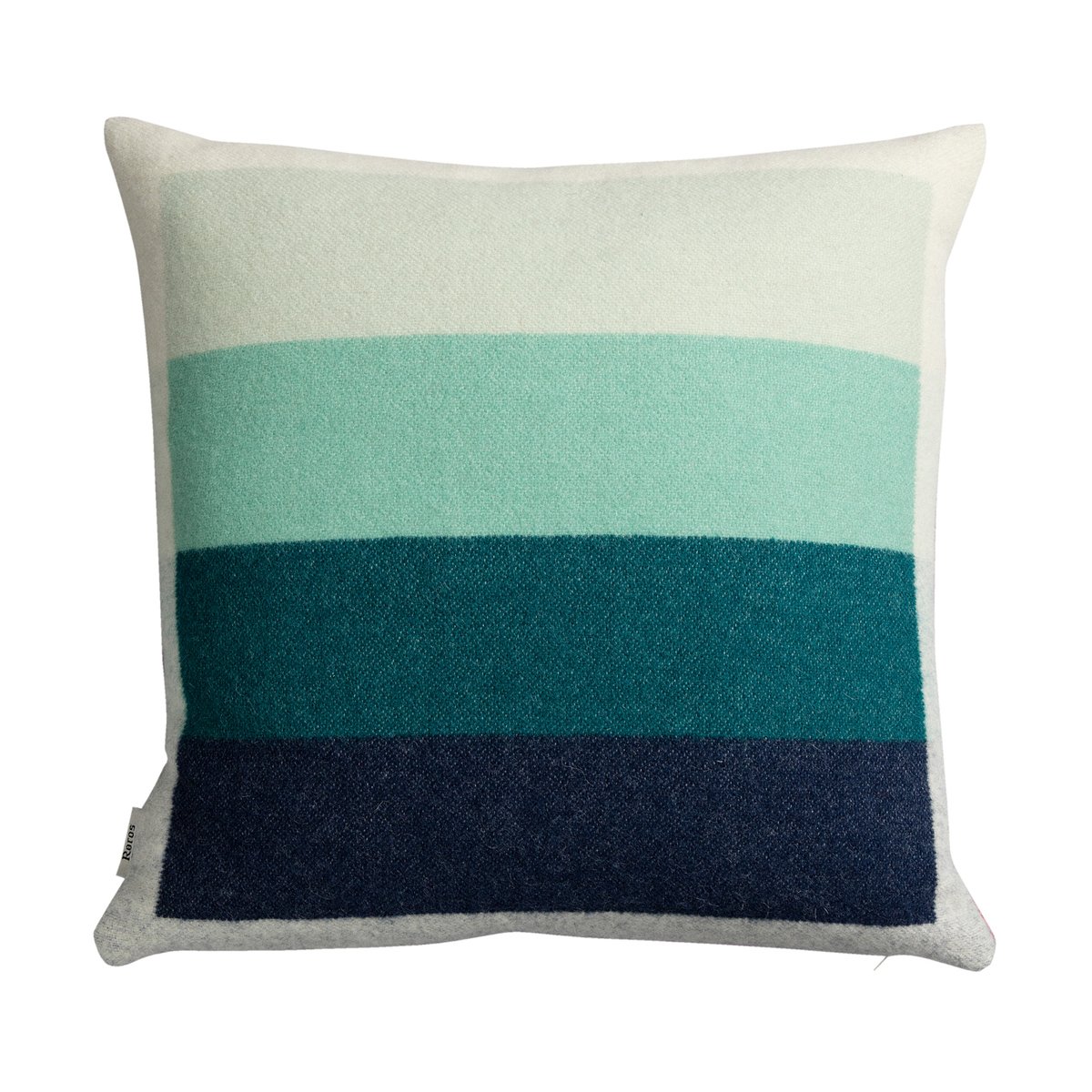 Roros Tweed Åsmund bold kussen 50x50 cm Red-turquoise