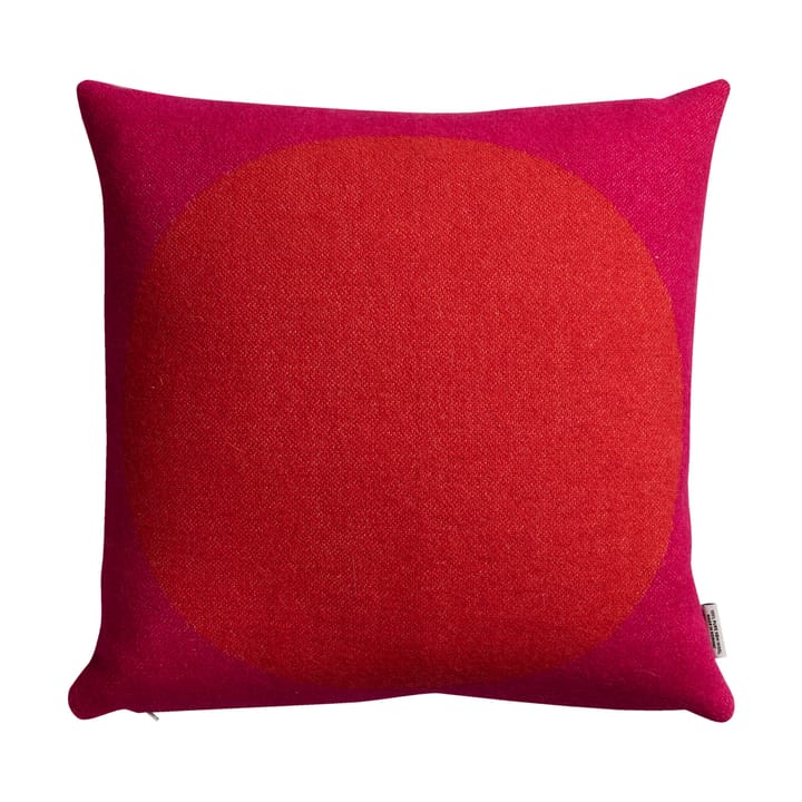 Åsmund bold kussen 50x50 cm, Red-turquoise Røros Tweed