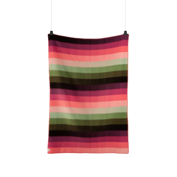 Åsmund gradient deken 135x200 cm - Pink-green - Røros Tweed