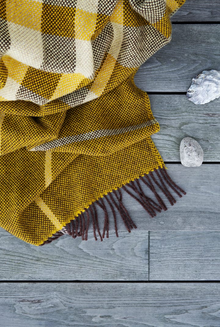 Filos deken 145x220 cm, Yellow Røros Tweed