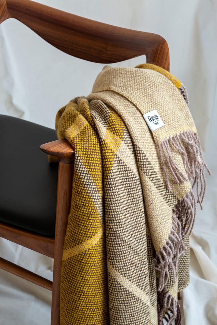 Filos deken 145x220 cm, Yellow Røros Tweed