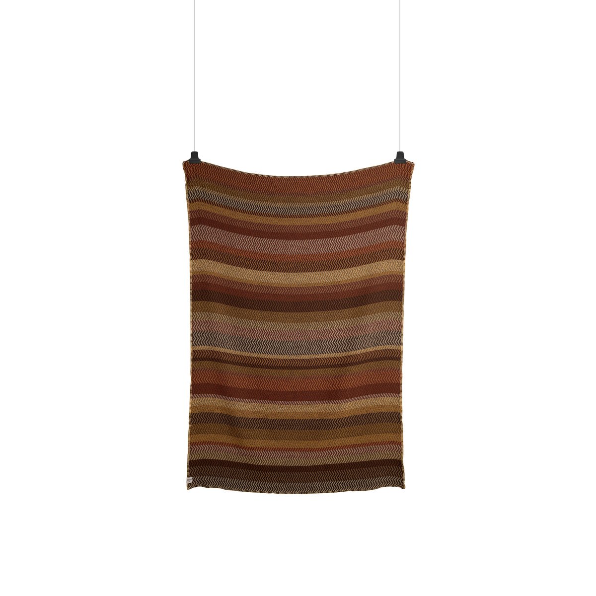 Roros Tweed Fri deken 100x150 cm Stubble field | Scandinavisch Interieur | Wollen dekens & spreien | Bruin