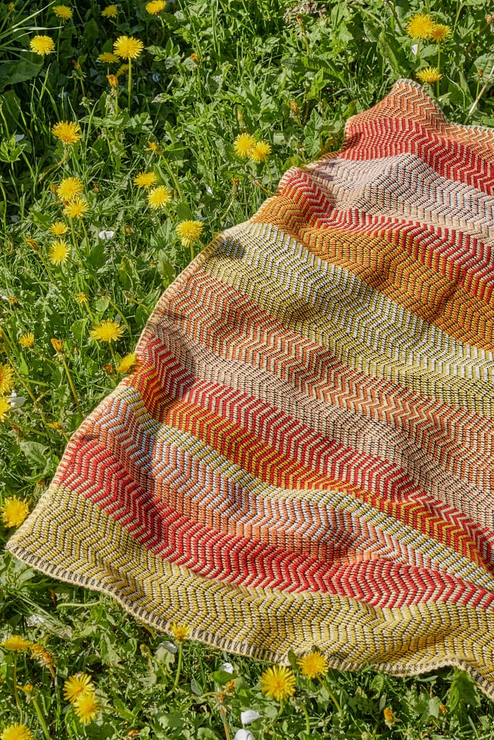 Fri deken 150x200 cm - Summer red - Røros Tweed