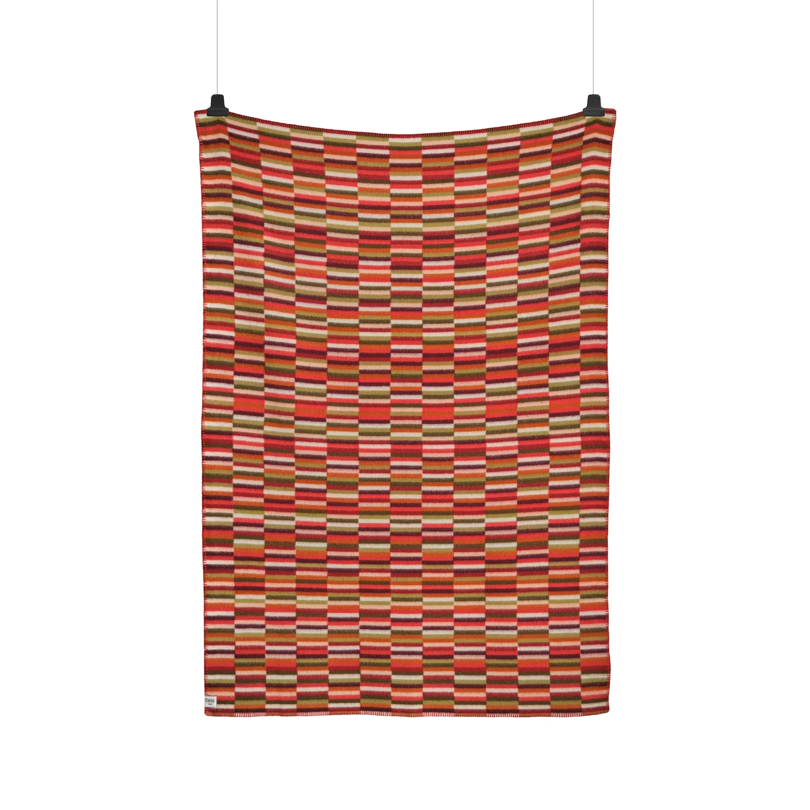 Ida deken 135x200 cm, Red shades Røros Tweed