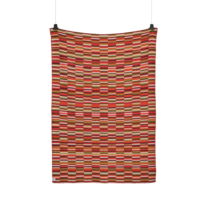 Ida deken 135x200 cm - Red shades - Røros Tweed