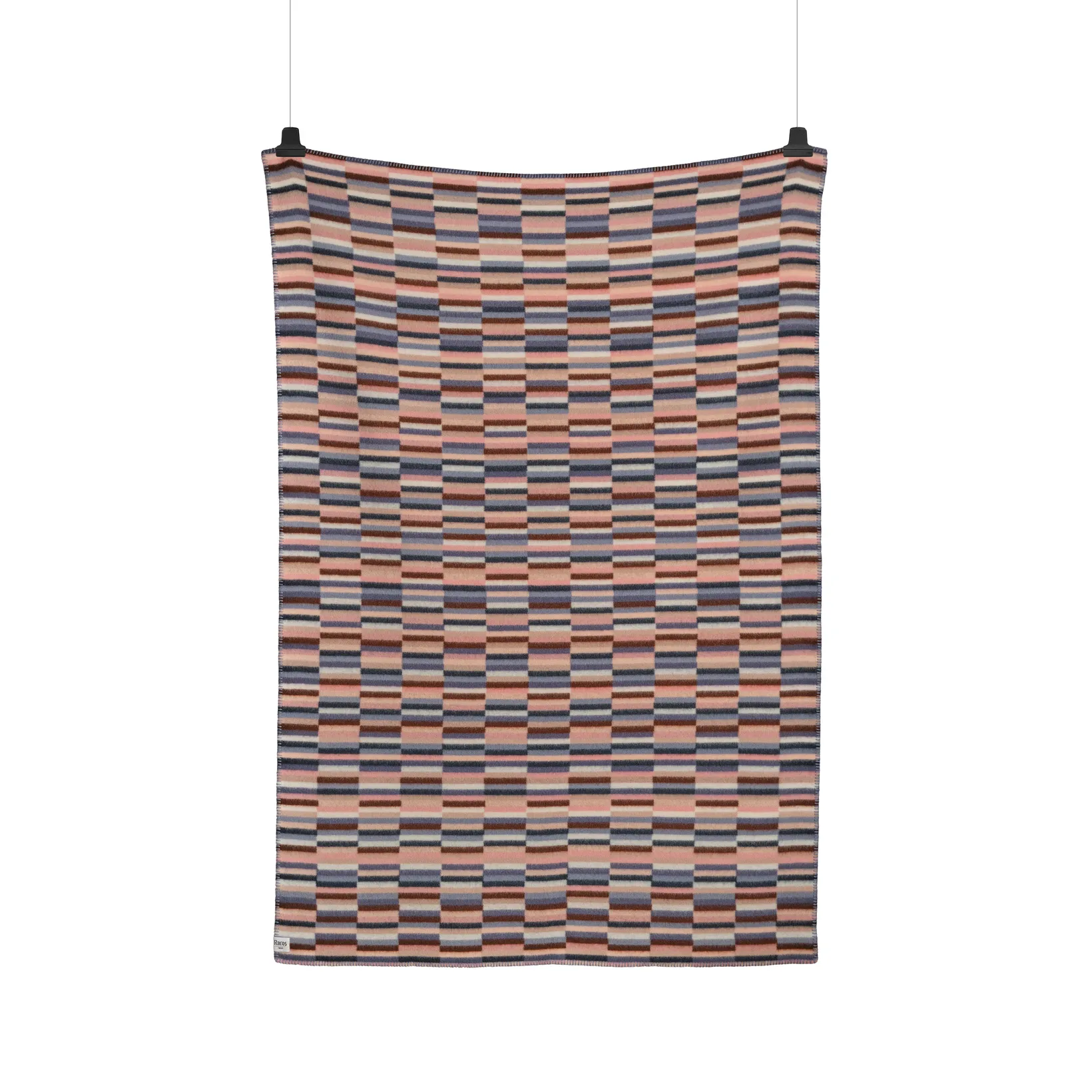 Ida deken 135x200 cm, Rosa blue Røros Tweed