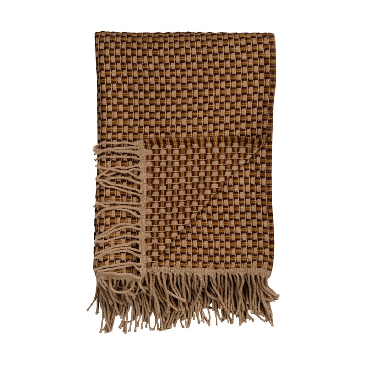 Isak deken 150x210 cm, Chestnut Røros Tweed