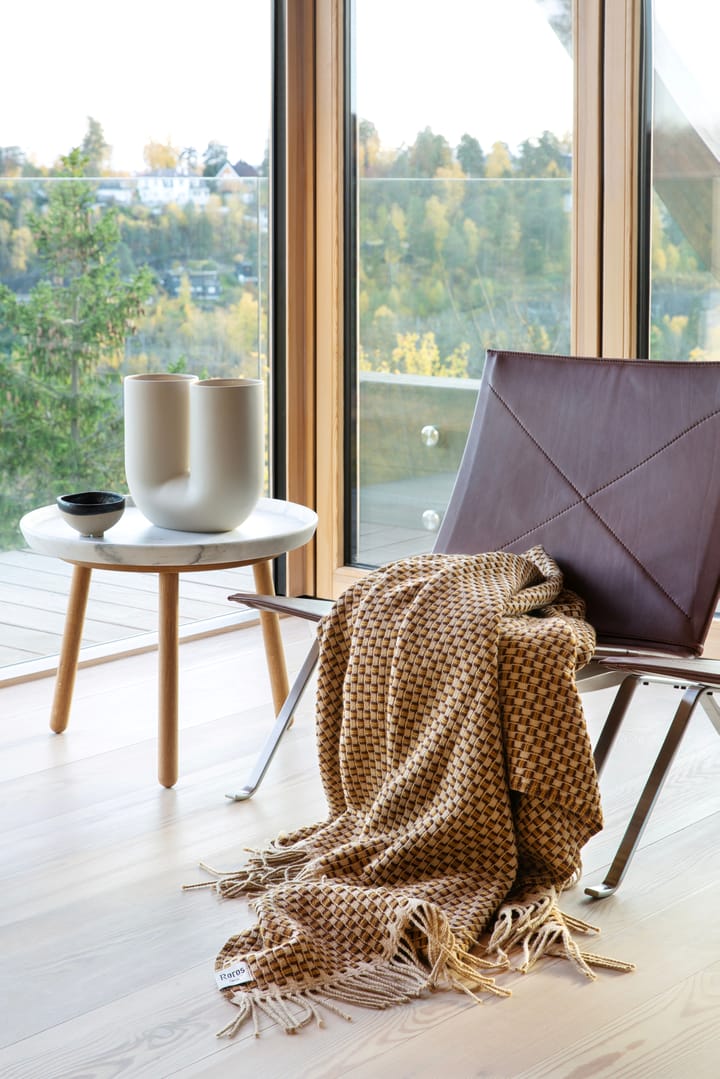 Isak deken 150x210 cm, Chestnut Røros Tweed
