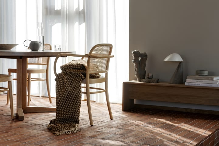 Isak deken 150x210 cm, Chestnut Røros Tweed