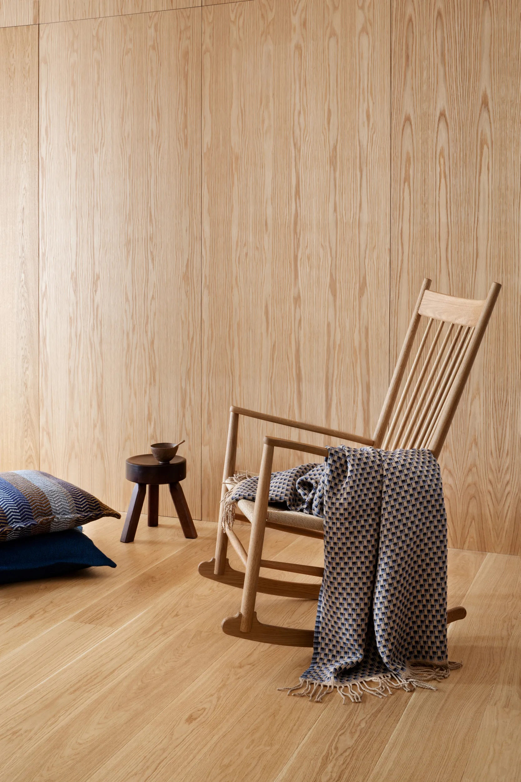 Isak deken 150x210 cm, Far away blue Røros Tweed