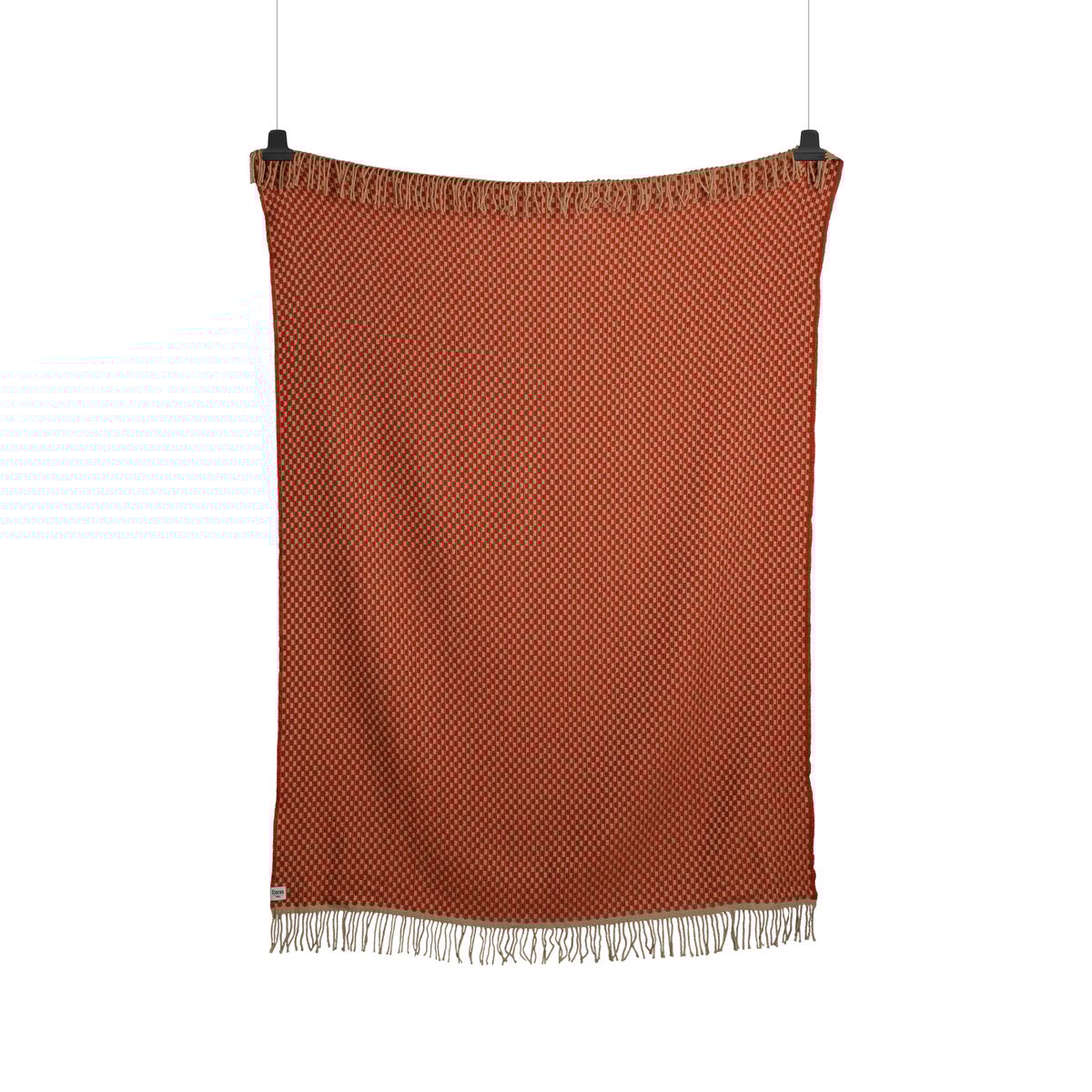 Roros Tweed Isak deken 150x210 cm Red sumac | Scandinavisch Interieur | Wollen dekens & spreien | Rood