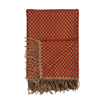 Isak deken 150x210 cm - Red sumac - Røros Tweed