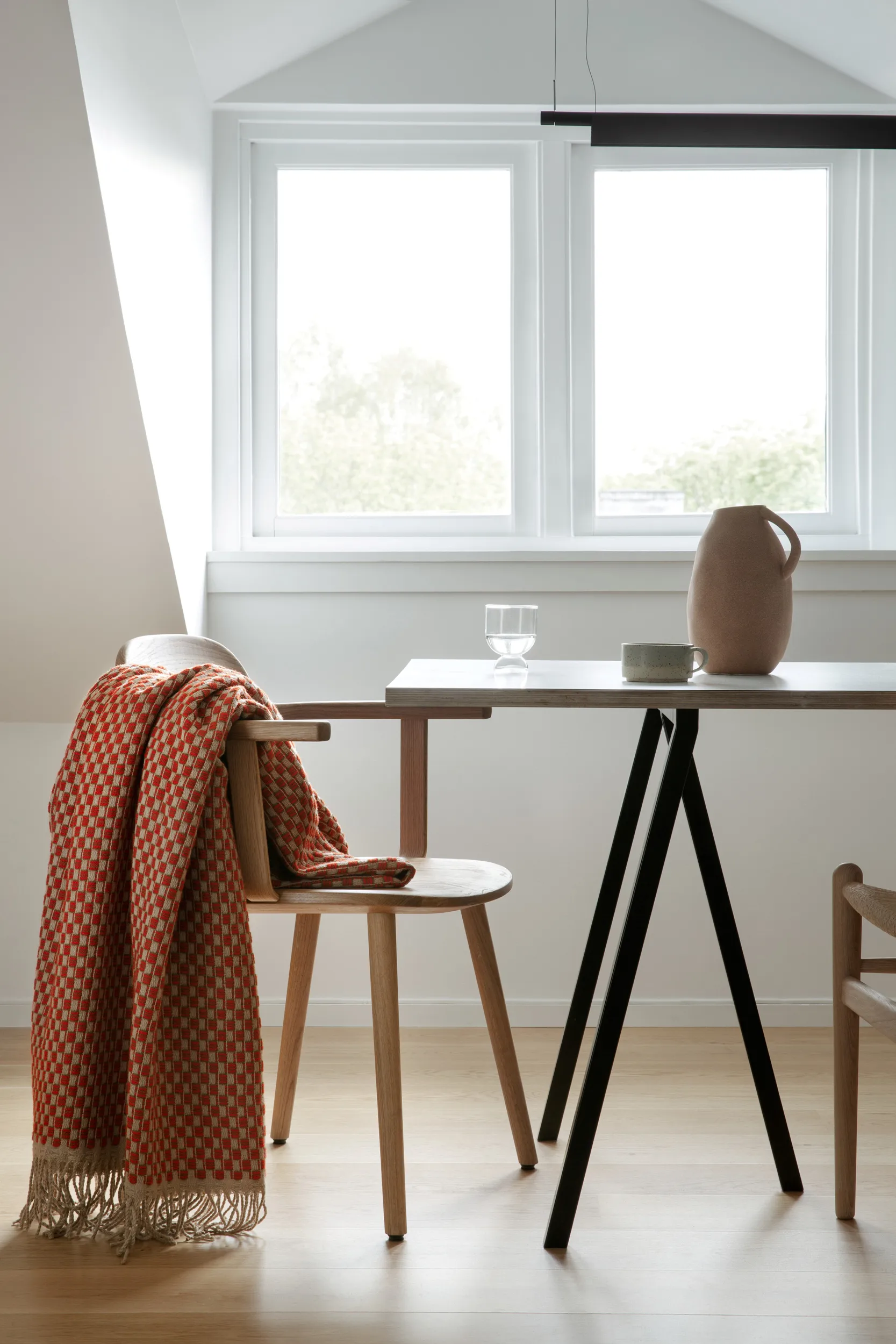 Isak deken 150x210 cm, Red sumac Røros Tweed