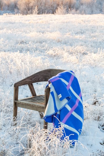 Knut deken 135x200 cm - Blue - Røros Tweed
