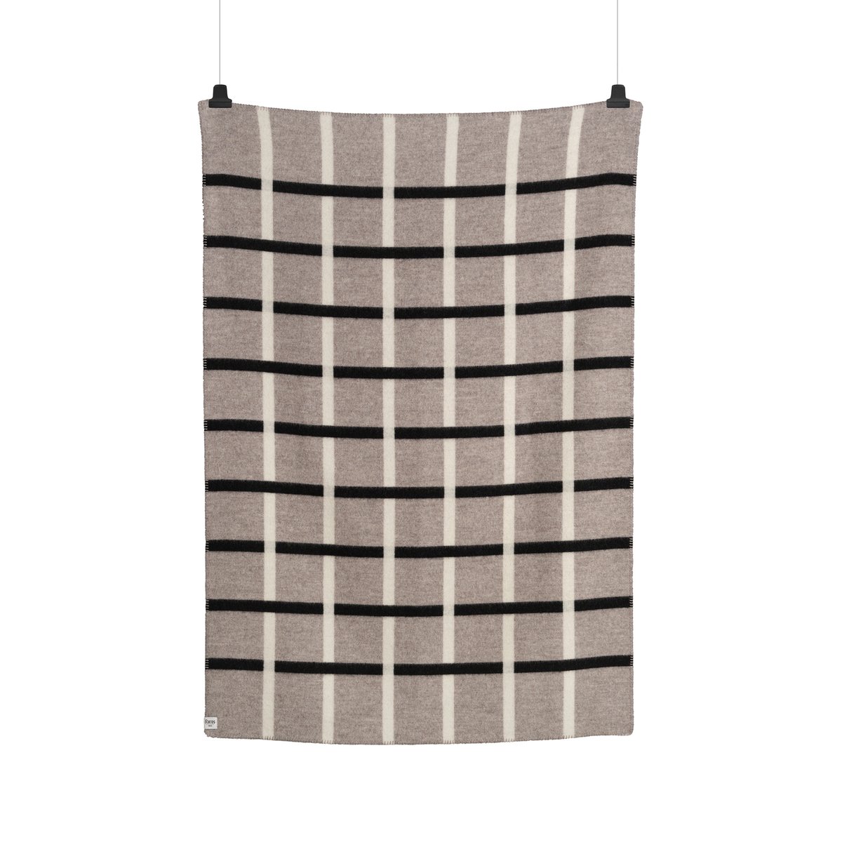 Roros Tweed Knut deken 135x200 cm Dove grey | Scandinavisch Interieur | Wollen dekens & spreien | Grijs