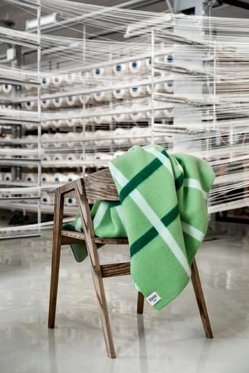 Knut deken 135x200 cm - Field green - Røros Tweed