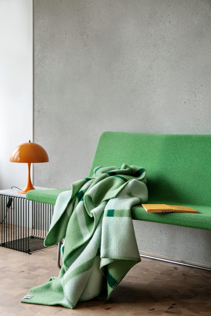 Knut deken 135x200 cm, Field green Røros Tweed