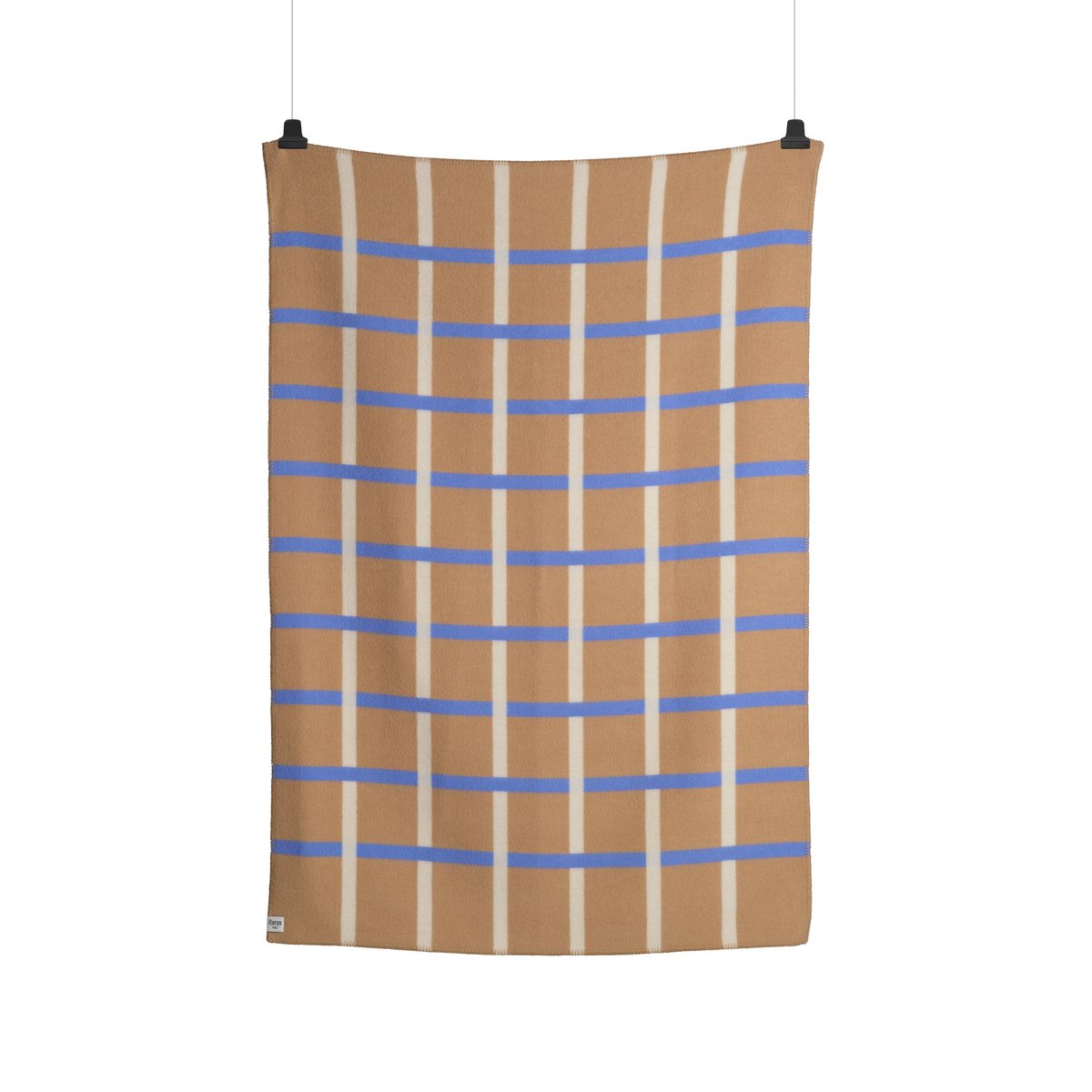 Roros Tweed Knut deken 135x200 cm Taupe | Scandinavisch Interieur | Wollen dekens & spreien | Bruin