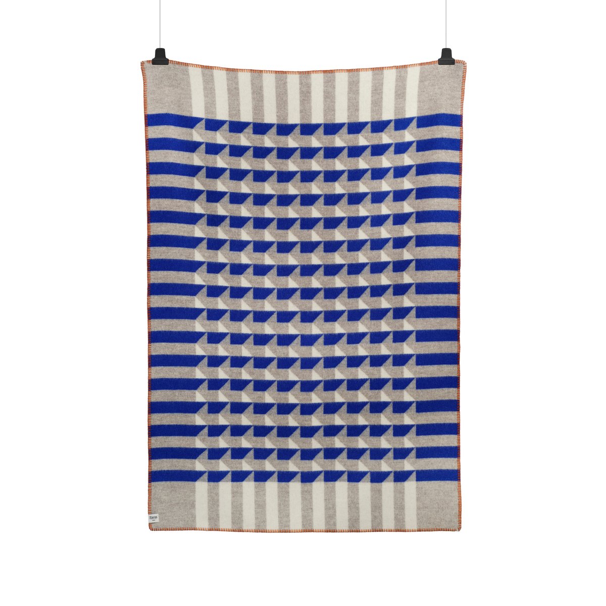 Røros Tweed Kvam deken 135x200 cm Blue