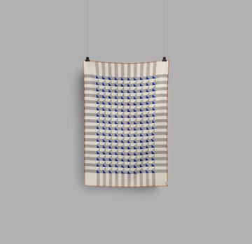 Kvam deken 135x200 cm - Blue - Røros Tweed