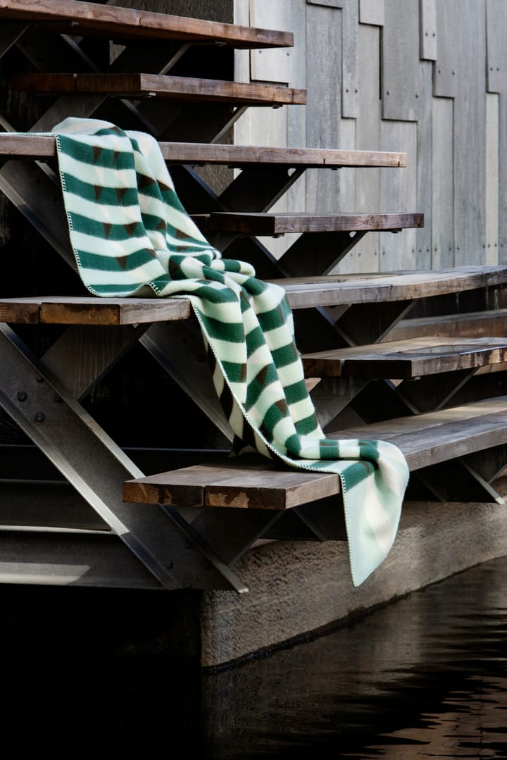 Kvam deken 135x200 cm, Green Røros Tweed