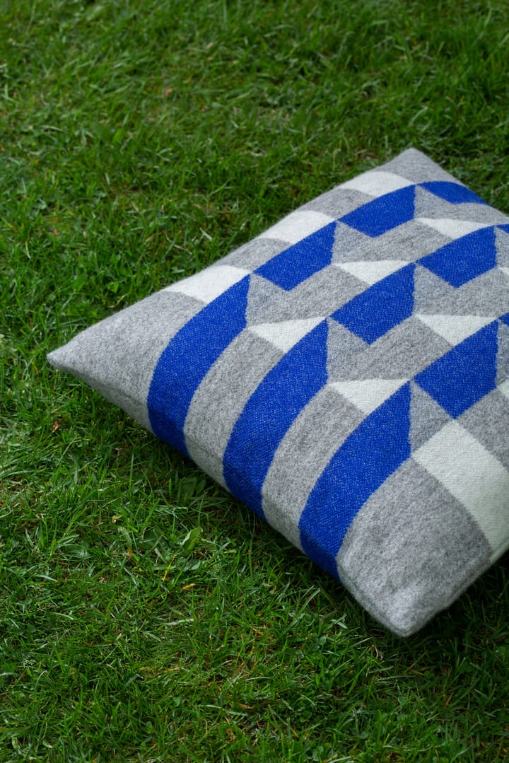 Kvam kussen 50x50 cm - Blue - Røros Tweed