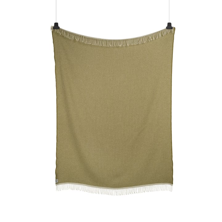 Mello deken 150x210 cm - Leaf green - Røros Tweed