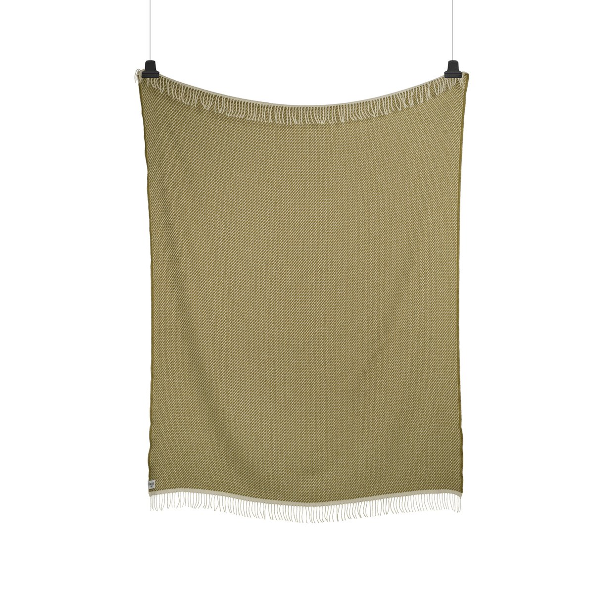 Roros Tweed Mello deken 150x210 cm Leaf green | Scandinavisch Interieur | Wollen dekens & spreien | Groen