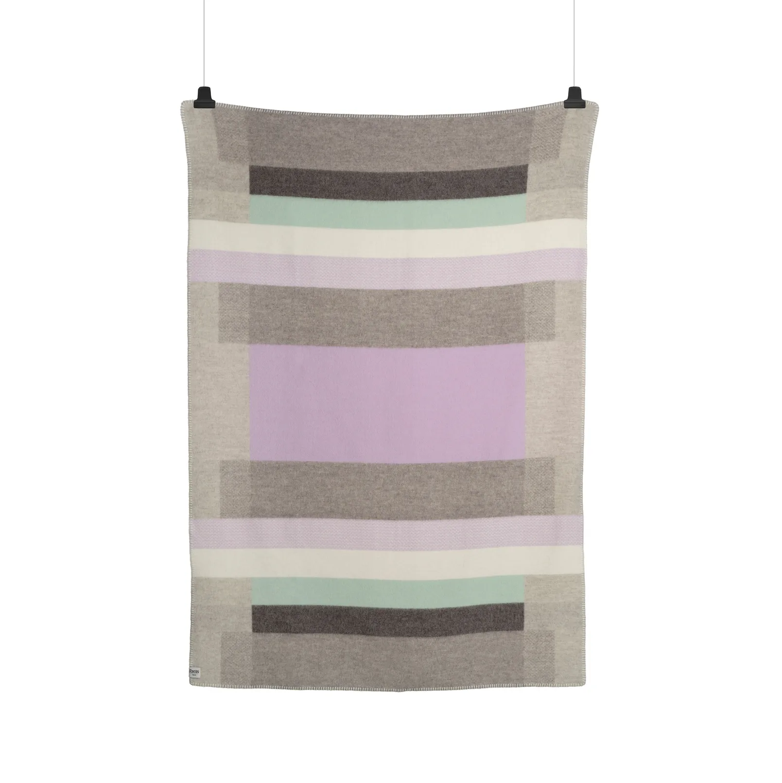 Mikkel deken 135x200 cm, Grey Røros Tweed