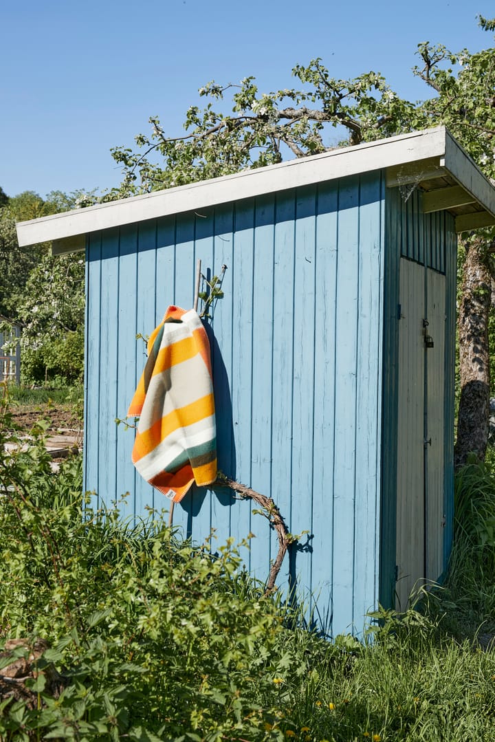 Mikkel deken 135x200 cm - Orange - Røros Tweed