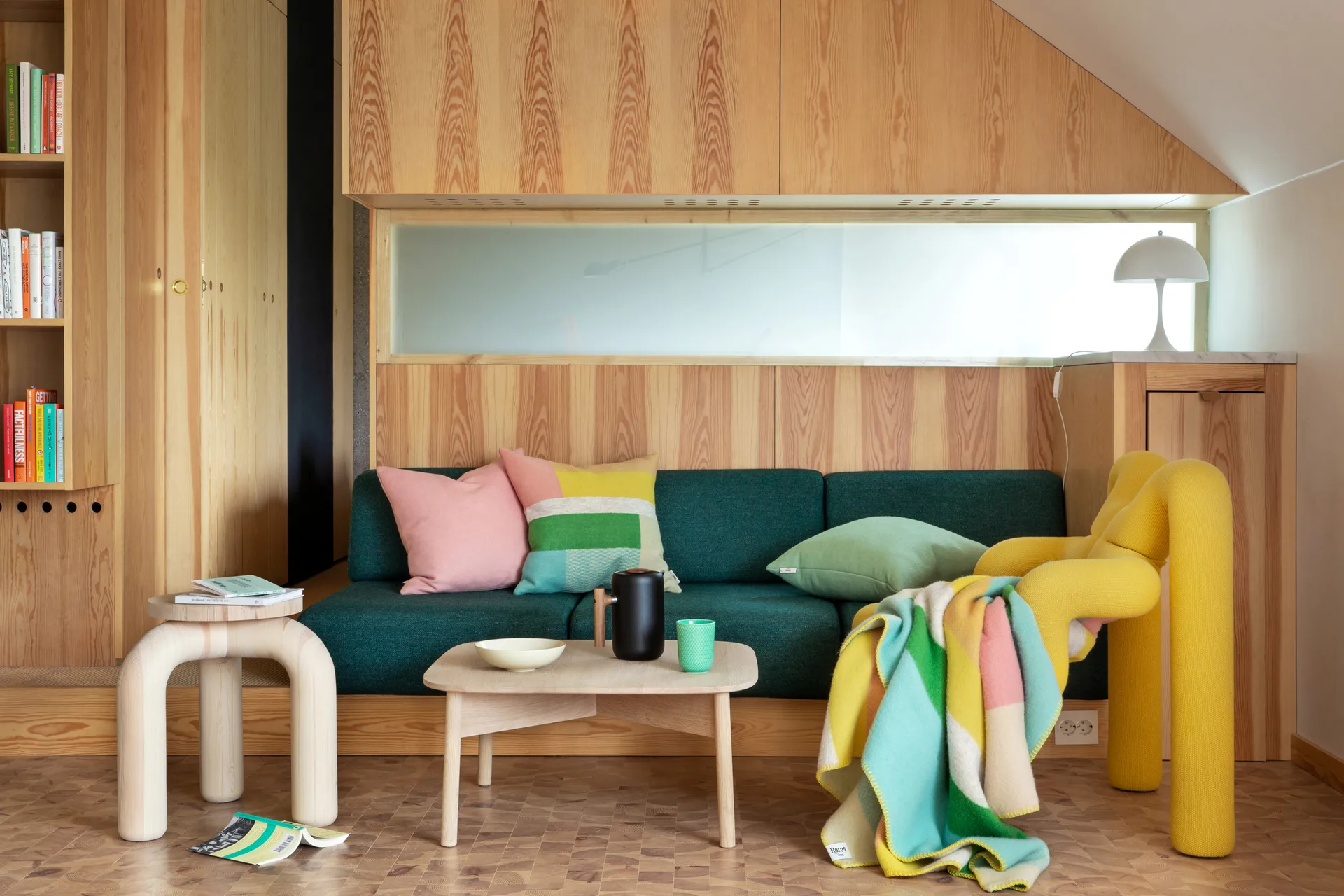 Mikkel deken 135x200 cm, Pastel Røros Tweed