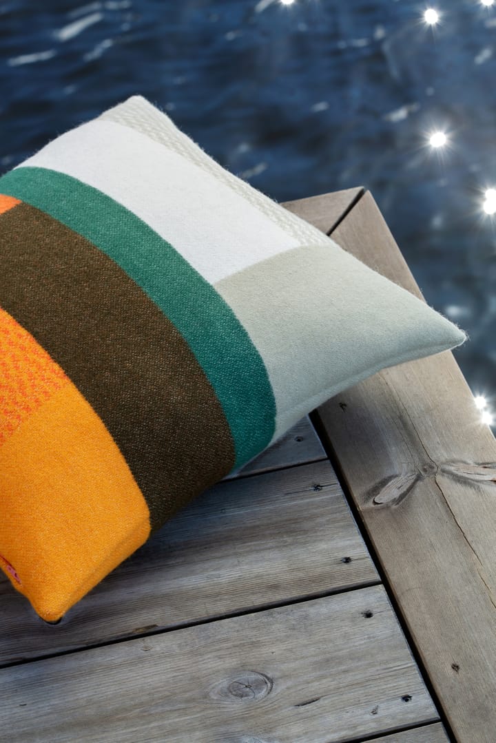 Mikkel kussen 50x50 cm, Orange Røros Tweed