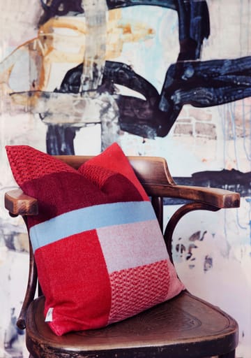 Mikkel kussen 50x50 cm - Red - Røros Tweed