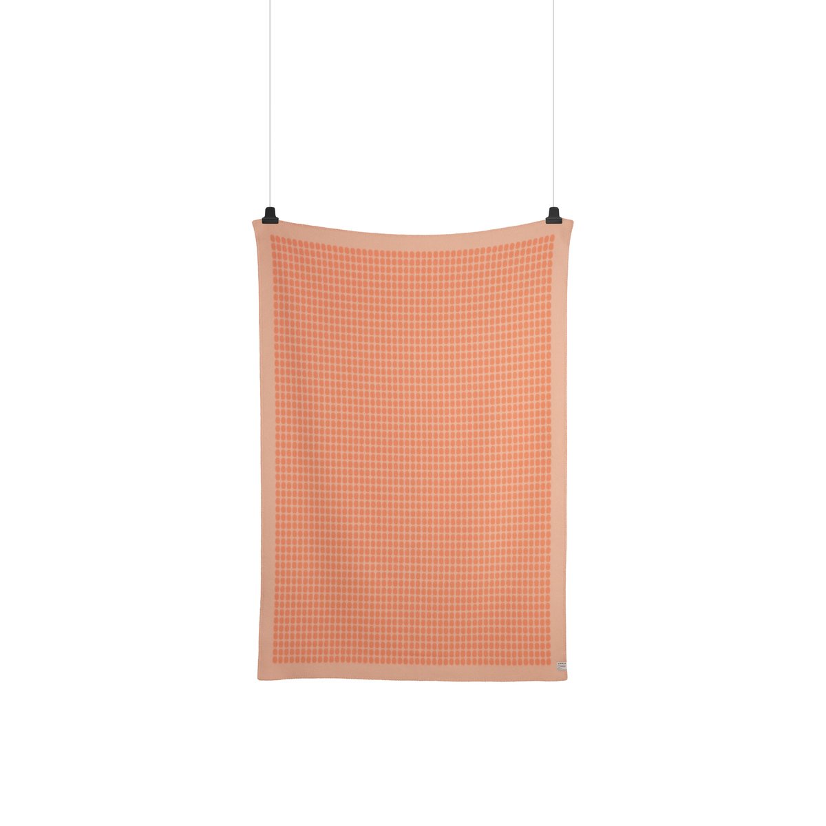 Roros Tweed Palette deken 135x200 cm Coral | Scandinavisch Interieur | Wollen dekens & spreien | Oranje