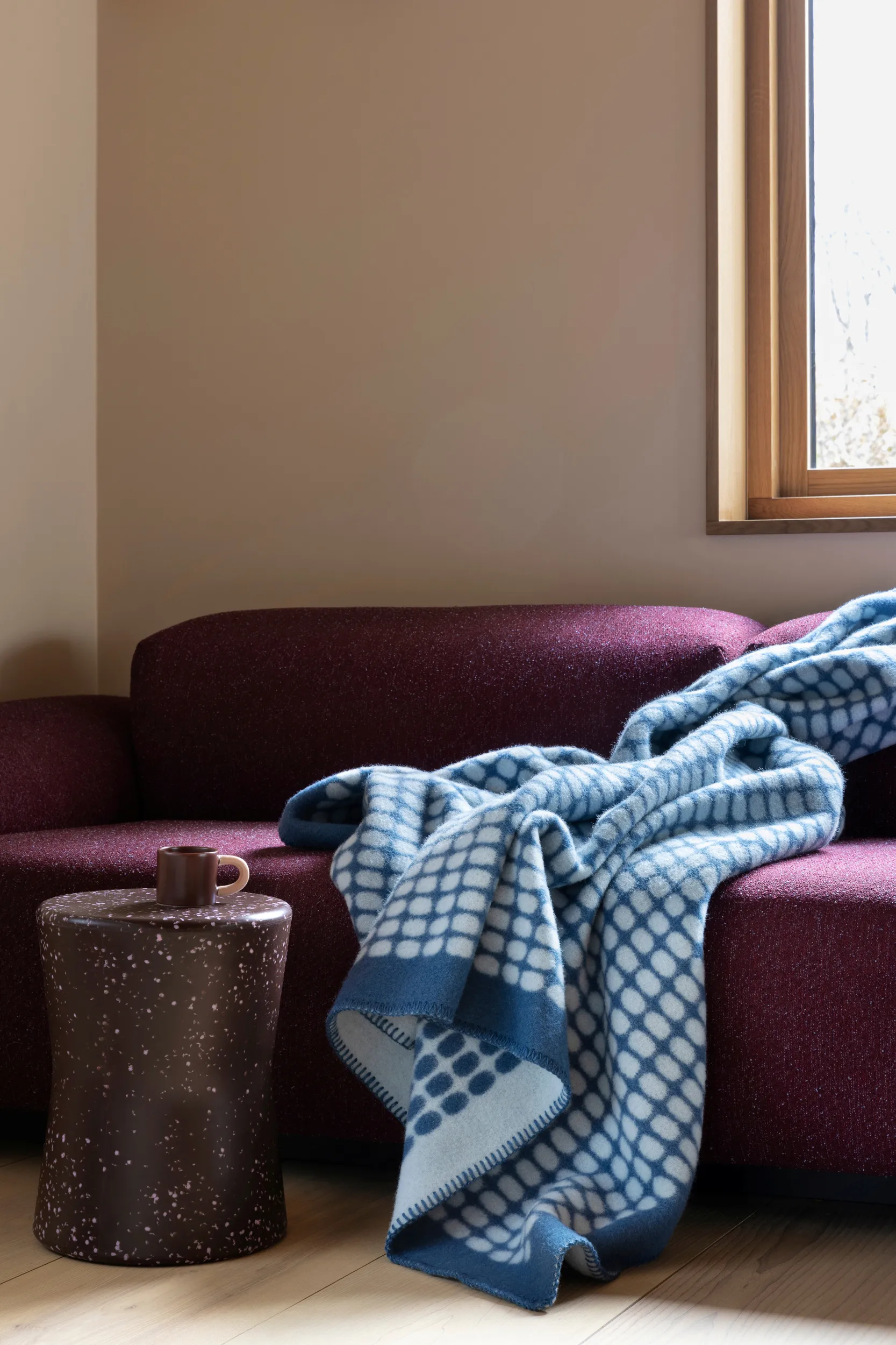 Palette deken 135x200 cm, Sea Røros Tweed