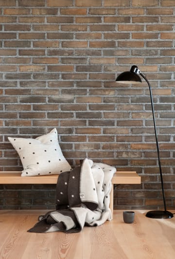 Pastille deken 135x200 cm - Black and white - Røros Tweed