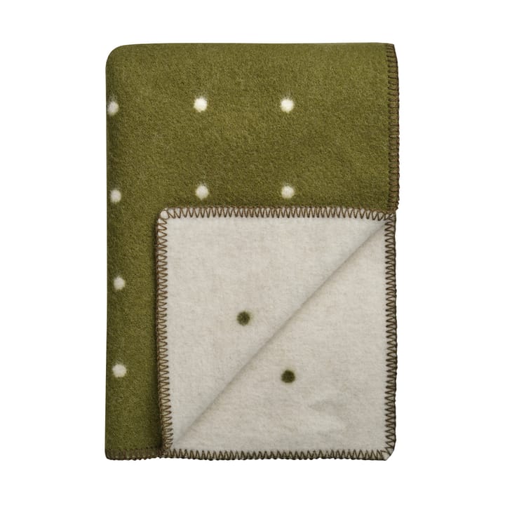 Pastille deken 135x200 cm, Green moss Røros Tweed