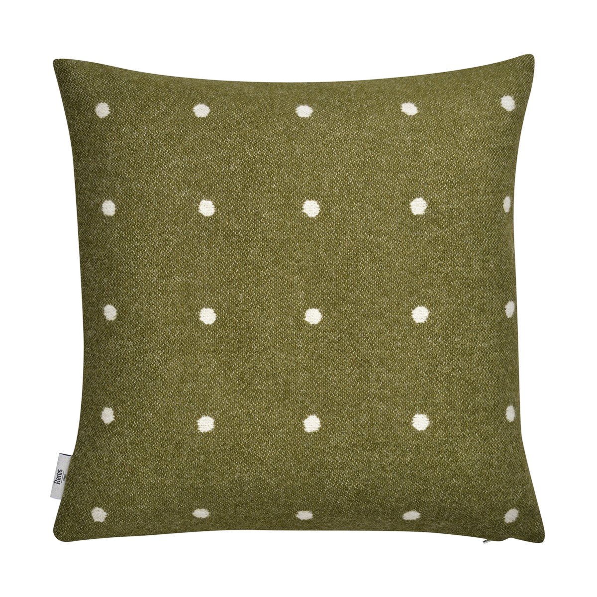 Roros Tweed Pastille kussen 50x50 cm Green moss | Scandinavisch Interieur | Kussens | Groen
