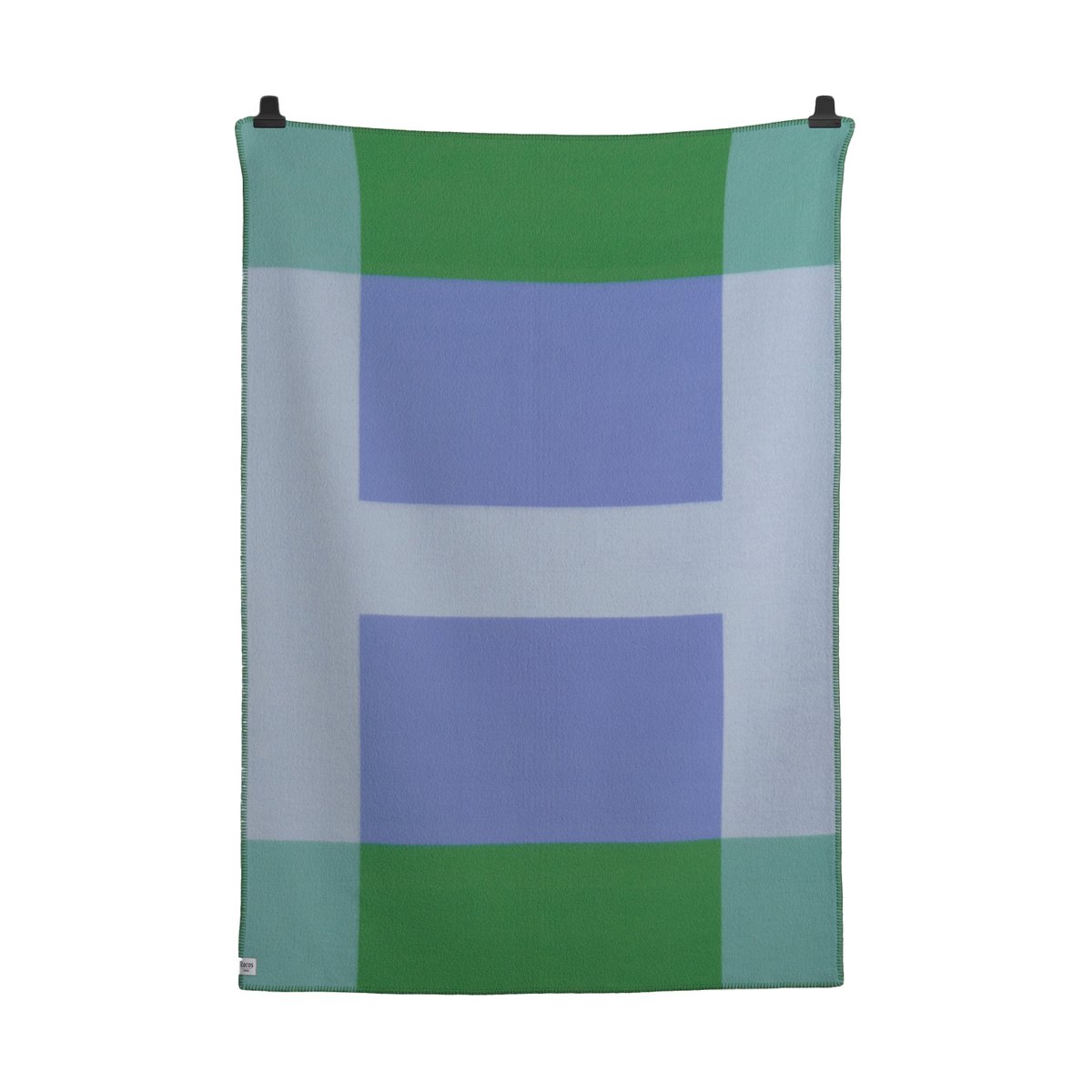 Roros Tweed Syndin deken 135x200 cm Glacier | Scandinavisch Interieur | Wollen dekens & spreien | Blauw
