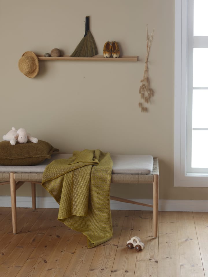 Una deken 150x200 cm, Ochre Røros Tweed