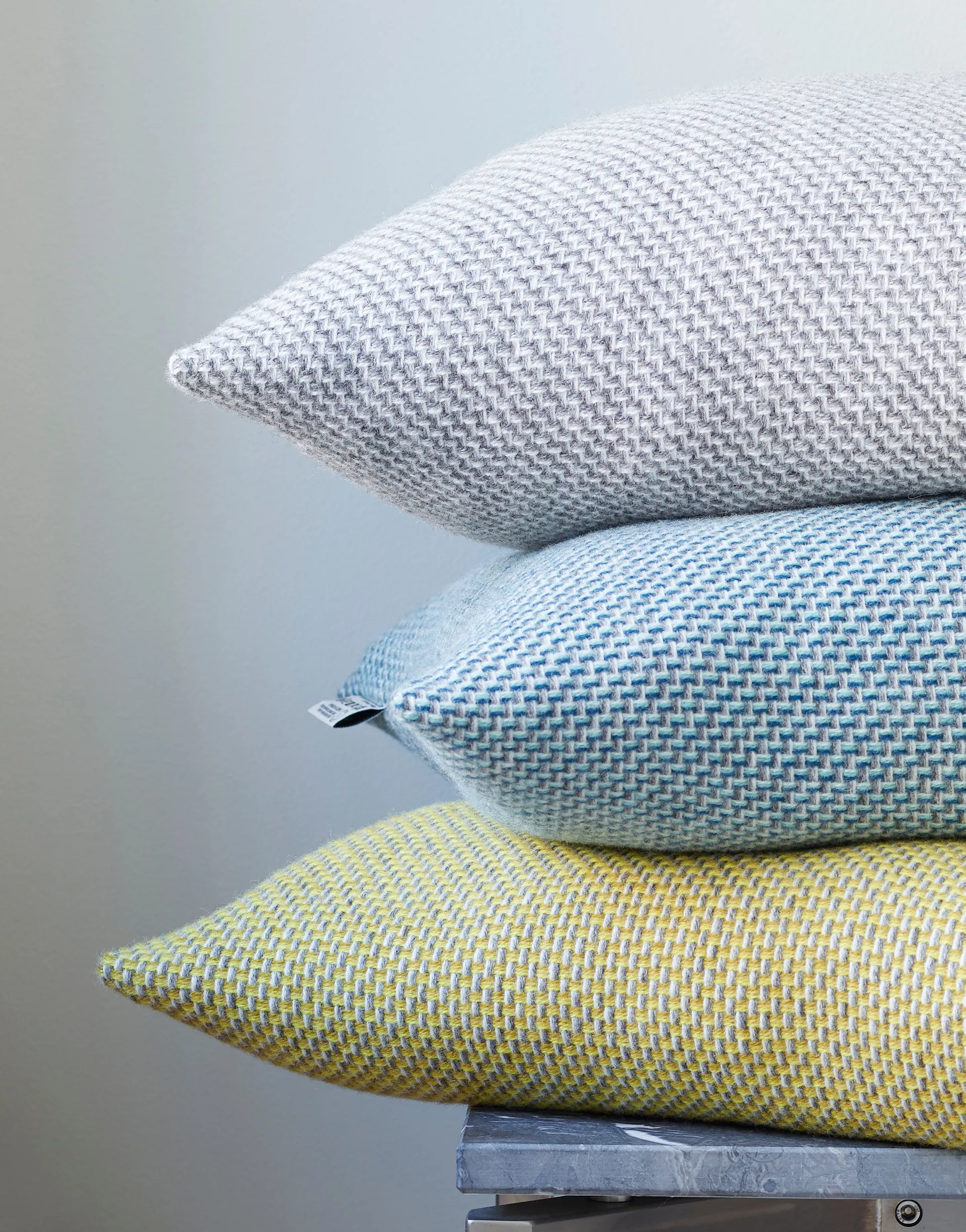 Una kussen 50x50 cm, Ochre Røros Tweed