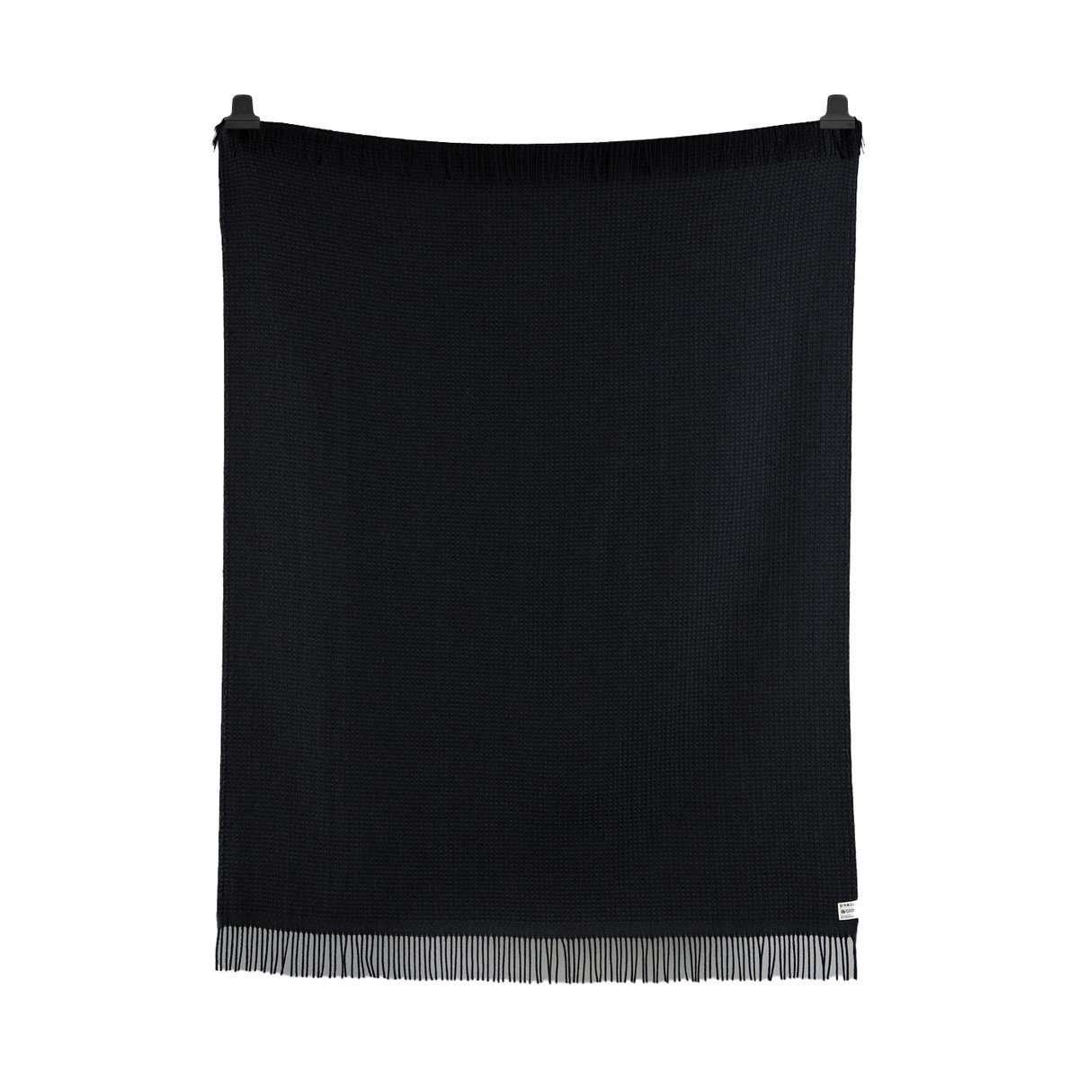 Røros Tweed Vega deken 150x210 cm Black