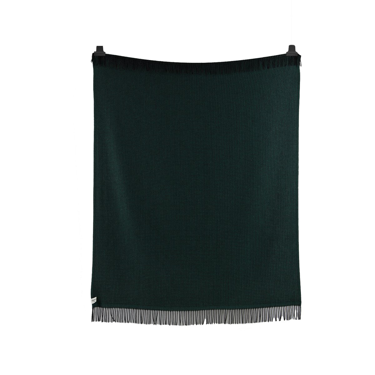 Roros Tweed Vega deken 150x210 cm Dark green | Scandinavisch Interieur | Wollen dekens & spreien | Groen