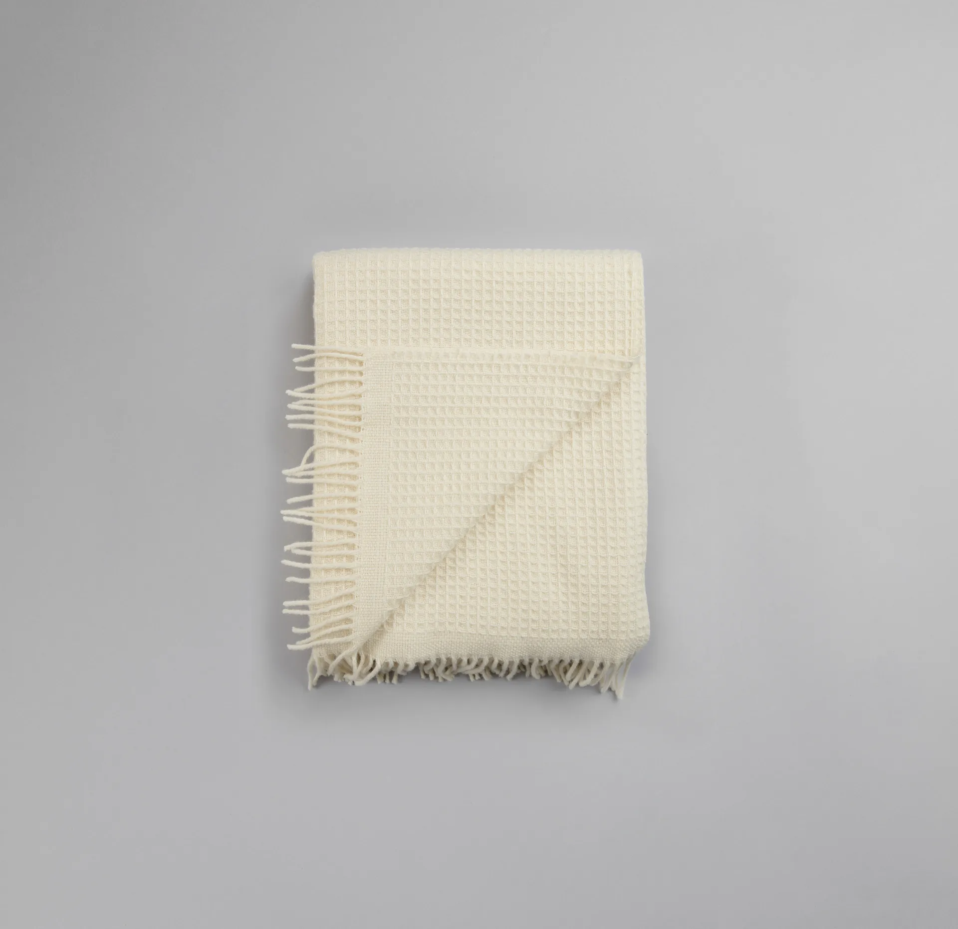 Vega deken 150x210 cm, Natural Røros Tweed