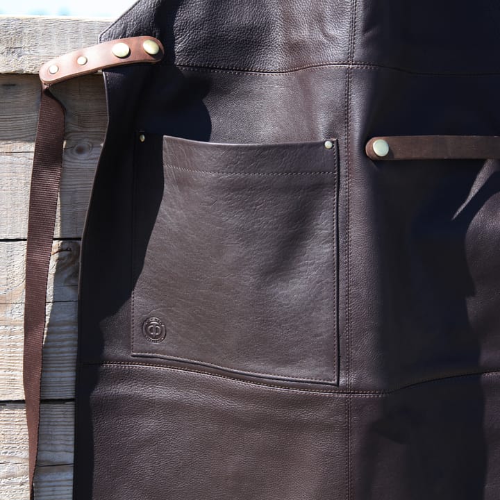 Ørskov Gourmet leren schort, Chocolate Ørskov